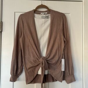 Chico’s cozy to front wrap cardigan